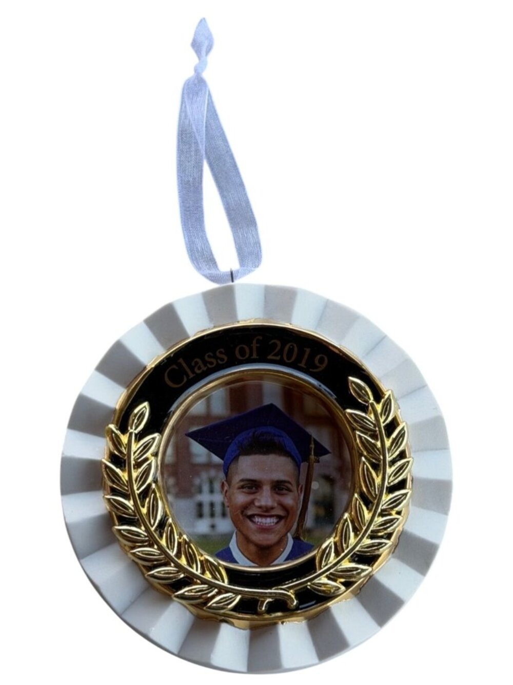 2019 Hallmark "Congrats, Grad!" Graduation Photo Holder Ornament 3.75" Tall